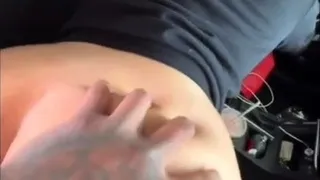 Real amateur couple outdoor ass fuck and anal creampie in hd