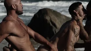 IR white jocks assfucked in outdoor orgy