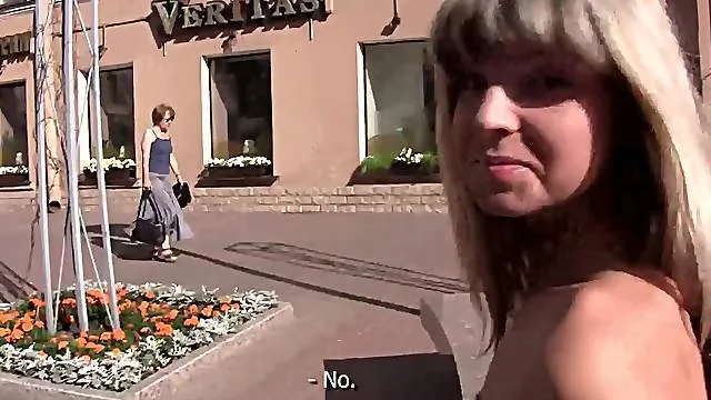 Tricky Agent - Fake blond girl is hot and ready to fuck!