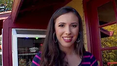Kinky babe Casey Calvert loves drilling her ass with a dildo