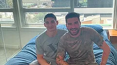 Video of passionate gay fucking between two handsome dudes