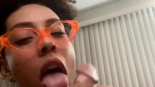 Blowjob cumshot hairy women