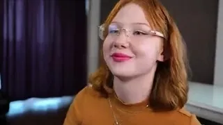 Petite amateur redheaded teen pisses and sucks cock
