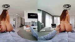 Stunning chick Sybil loves sucking and riding a hard cock in POV