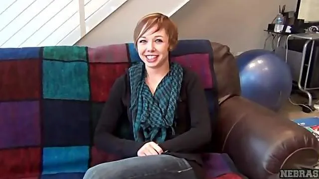 18 year old strips and shows off her cunt