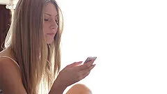 Homemade solo video of gorgeous Ebbi pleasuring her cravings