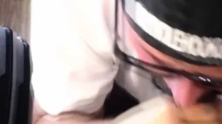 Homemade gloryhole cuminmouth DILF sucks