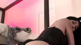 Stacked brunette goes solo toys and masturbation