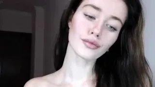 Cute blonde amateur webcam teen masturbating