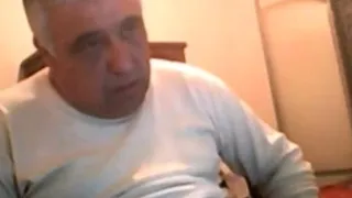 Silver Bear Daddy Mario Stroking on Webcam