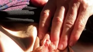 Close up Outdoor bdsm dorm handjob outdoor