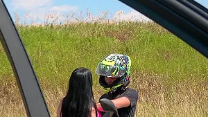 Hardcore fucking in the car with amateurs Stepsis Suzie and Ellen Saint