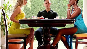 Interracial FFM threesome with adorable Micky Muffin and Zaawaadi