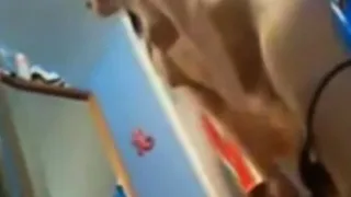 spying on Stepmother who is a house nudist