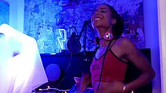 Interracial FFM threesome with ebony cuties Demi Sutra & Kira Noir