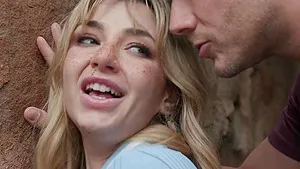 Smooth lovemaking in the bedroom with flexible blonde Demi Hawks