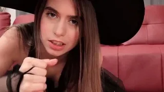 Strokies Jill Kassidy Halloween witch costume handjob