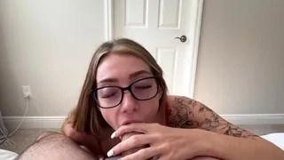 Amateur MILF blowjob cumshot