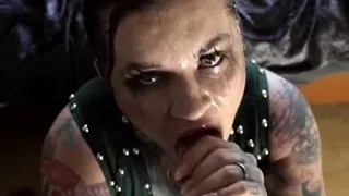 Amateur girlfriend blowjob with cumshot in mouth