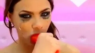 Sloppy Dildo Gagging Cam Girl