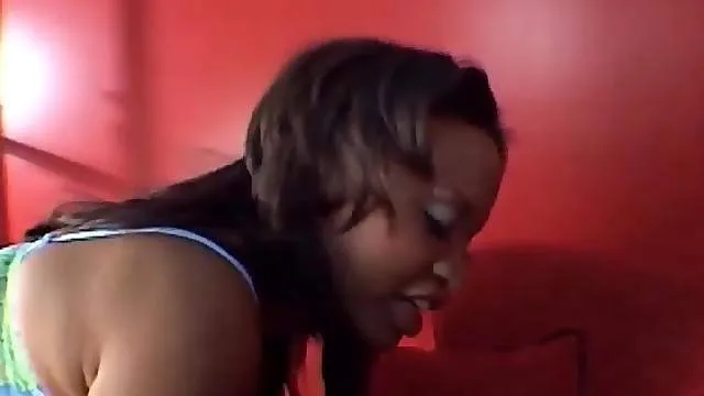 Big black cock fucks that dirty black whore