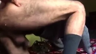 Bear Daddy Takes a Bareback Load