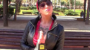 Horny amateur takes money to be rough fucked and loves it. HD