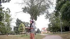 HUNT4K. Hunter hooks up with dominant girl and fucks belle near her man