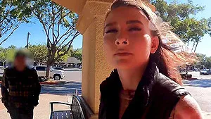 Homemade POV video of skinny Veronica Church riding a hard dick