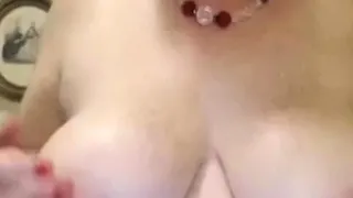 Big Mature Clit and Tits on Webcam