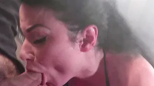 Rough fucking with natural tits Veruca James in fishnet lingerie