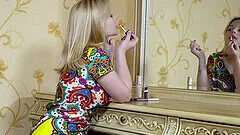 Video of curvy Bianca Y fingering her orgasmic tunnel of love