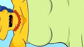 Marge Simpson Dripping Creampie - Hole House