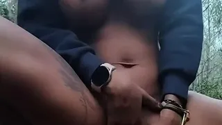 Sexy teen ebony solo toy masturbation