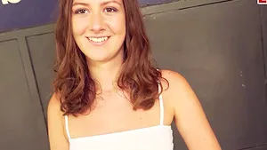 Skinny german teen meet and fuck outdoor street POV