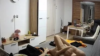 Sexy amateur blonde Russian web cam girl sucking on her toy