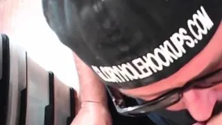 Gloryhole DILF goes bottom after BJ