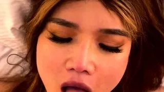 Tattooed amateur Milf homemade blowjob with cumshot