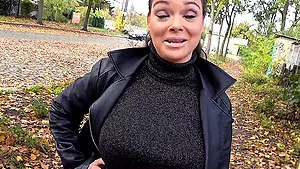 Gorgeous Dirty Priscilla having fun while sucking a dick in public