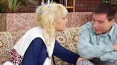 Pigtail Young Blonde Teen Extreme After College Fuck