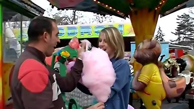 Nasty whore in public gets sex