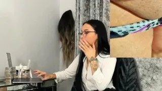 SPH college voyeurs teasing wanker