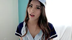 Amazing morning lovemaking with adorable room-mate Aria Lee