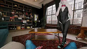 Cosplay Spider woman Kiara Cole Porn Parody POV VR