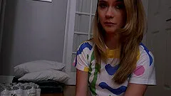 Amateur homemade POV video of wild sex with cute Hannah Hays