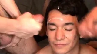 Cumshot gay Latin Teen Twink Sucks Cock for Cash