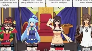Strip Poker Night at the inventory Konosuba gangs is here
