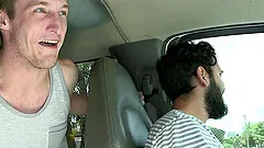 Smoking hot Sunny Marie teasing with her sexy body in the car