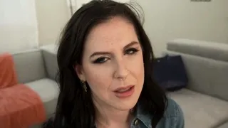 Stepmom convinced by stepson to let him rub her milf pussy