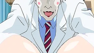 Blonde Anime girl bends over and takes it deep in her pussy